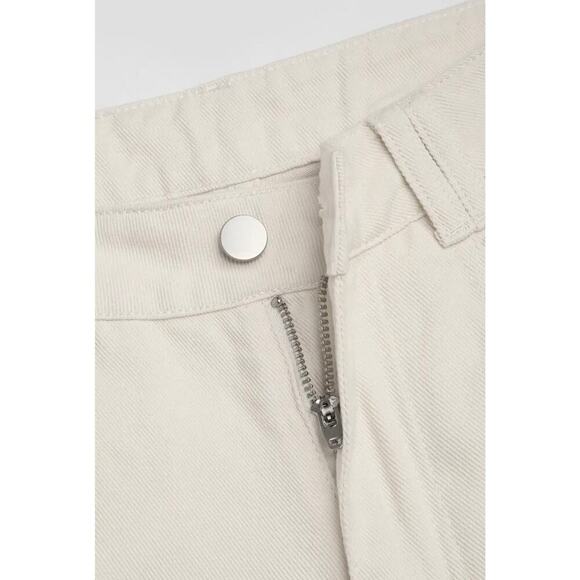 Cider Women’s Small White Denim High Waist Wide Leg Jeans - Picture 4 of 10